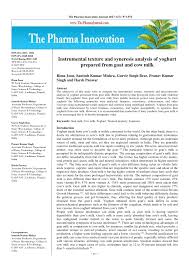 Dal cuore della natura nascono gli integratori dell'istituto erboristico l'angelica per la cura del tuo benessere ogni devi sapere: Pdf Instrumental Texture And Syneresis Analysis Of Yoghurt Prepared From Goat And Cow Milk