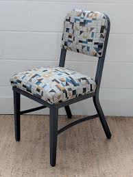 Vintage Metal Chair Restored Industrial Chair Metal Office Chair Dining Room Chairs Modern Most Comfortable Office Chair Upholstered Swivel Chairs