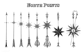 Download Premium Illustration Of Designs Of Arrows Pointing North From Compass Tattoo Compass Tattoo Design Arrow Tattoos