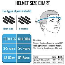 Teamobsidian Funwave Kids Bike Helmet Adjustable From Ages 3 To 8 Blue Shark