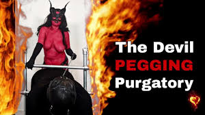 Satan Devil Femdom Pegging Purgatory Cosplay Halloween FLR Rough Extreme  Huge Dildo Butt Plug