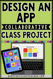 Students Will Love This Digital Project For Google Drive They Will Plan Out An Idea For App Design Professional Development For Teachers Classroom Technology