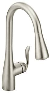 handle high arc pulldown kitchen faucet