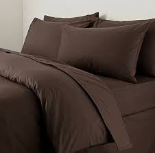 Bed blankets └ home bedding └ home, furniture & diy all categories antiques art baby books, comics & magazines business, office & industrial cameras & photography cars bedding sets & duvet covers. Plain Duvet Cover With Pillow Cases Non Iron Percale Quilt Cover Bedding Bedroom Set Double Chocolate Buy Online In Aruba At Aruba Desertcart Com Productid 51804944