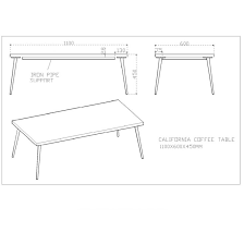 Generally the rule is that your coffee table should be the same height as your couch's seat (give or take one to two inches, but not any lower). Retro Wood Solid Coffee Table