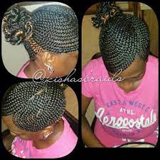 Braided Dbl Swoop Ponytail By Kishasbraids On Instagram African Hair Braiding Styles Curly Crochet Hair Styles Hair Styles