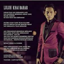Lagu yang juga sudah tayang di youtube ini sekilas liriknya bercerita tentang seseorang yang malu untuk mengungkapkan perasaan seperti dalam penggalan liriknya. Haikbahar99 Haikbahar99 Twitter
