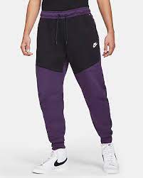 Nike Men's Sportswear Tech Fleece Pants Jogger Violet Black CU4495 Size  2XL-Tall | eBay