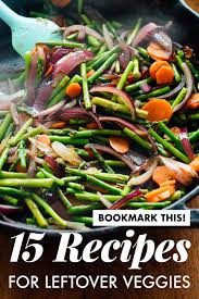 Unfortunately, far too many of us still turn our noses up at the concoction. 15 Recipes For Leftover Veggies Cookie And Kate