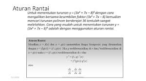 Kalkulus I Aturan Rantai Ppt Download