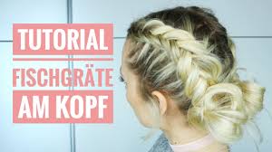 Geübte können den bauernzopf auch diagonal über den hinterkopf flechten. Fischgratenzopf Am Kopf Und Uber Unten Olesjaswelt Youtube