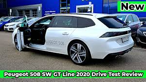 Måske samtidig med et tvist af hybrid? New Peugeot 508 Sw Gt Line 2020 Drive Test Review Pov Youtube