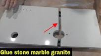 How to join stone marble granite