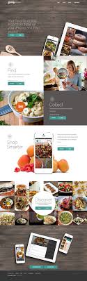 Yumml Mobile Flat Design Website Wood Flat Design Website Web Development Design Web Design