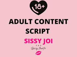 Sissy JOI Script Adult Industry Content Onlyfans Twitch - Etsy