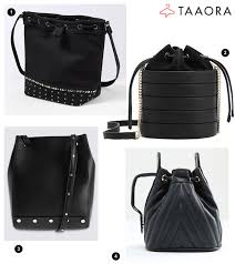 Pratique et tendance, le sac bandoulière est un allié au quotidien ! Sac Seau Noir 4 Sacs Qui Ont Du Style A Petit Prix Taaora Blog Mode Tendances Looks