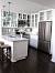 Modern White Kitchens With Wood Floors