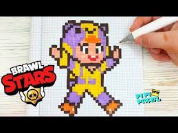 Many months ago, someone asked for leon. El Primo Kachek Iz Bravl Stars Risunki Po Kletochkam Pixel Art Youtube Artofit