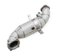 High Performance 304SS Downpipe With Heat Shield Exhaust Downpipe for Alfa  Romeo 2.9L