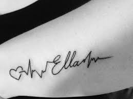 Tattoo Herzschlag Name Kind Herz Tattoos Kindernamen Tattoo Namen Herzschlag Tattoo Tattoo Ideen