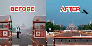 New delhi pollution then and now. Before And After Photos That Show Reduced Air Pollution In India