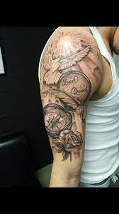 Many tough designs and scenes can be created all over the body to emphasize ripped muscles and lean fasques. Men S Half Sleeve Tattoo Half Sleeve Tattoos For Guys Cool Half Sleeve Tattoos Sleeve Tattoos