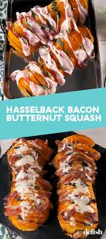 This Cheesy Hasselback Butternut Squash Is The Ultimate Fall Side Recipe In 2020 Recipes Butternut Squash Recipes Squash Recipes