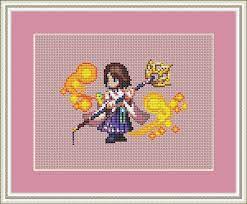 Discover thousands of more patterns to print online instantly at crosstitch.com. Final Fantasy Cross Stitch Pattern Yuna Cross Stitch Game Cross Stitch Anime Cross Stitch Kreuzstich Cross Stitch Pdf Cute Kawaii In 2021 Cross Stitch Games Fantasy Cross Stitch Cross Stitch