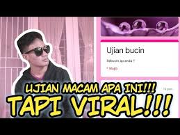 T.co/cgsiyg05oi •link ujian jomblo bucin: Nyobain Ujian Yang Lagi Viral Susah Ujian Bucin Youtube