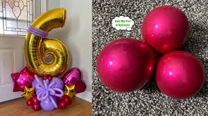 Copy space for greeting text. Birthday Balloon Bouquet Tutorial Youtube