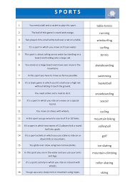 Entdecke die beliebtesten sportarten auf englisch. Matching Exercise Sports Definitions More 2 U17 Unterrichtsmaterial Im Fach Englisch In 2021 Englischunterricht Unterrichtsmaterial Berufsschule