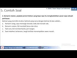 Pengertian frasa menurut para ahli, pengertian frasa verba, pengertian verba, perbedaan frasa dan klausa, perbedaan klausa dan kalimat. Tps Bahasa 13 Struktur Kalimat Frasa Dan Klausa Youtube