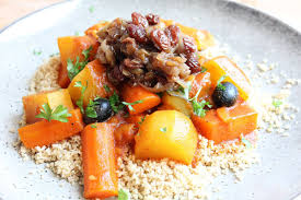 Moroccan Vegetable Tagine With Couscous Vegan Cheap And Cheerful Cooking In 2020 Moroccan Vegetables Vegan Tagine Tagine