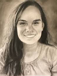 Customized Hand Drawn Graphite/charcoal Individual Portrait