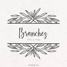 Download Flourish Decorative Text Divider Svg Family Name Frame Svg Etsy