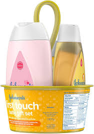 4.8 out of 5 stars 7,918. Buy Johnson S First Touch Baby Gift Set Baby Bath Skin Hair Essential Products Kit For New Parents With Wash Shampoo Lotion Diaper Rash Cream Hypoallergenic Paraben Free 5 Items Online In Turkey