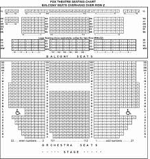 68 efficient fox theatre atlanta detailed seating chart