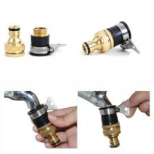 Climb under the kitchen sink and look where the sprayer and faucet are mounted (figure 2). Universal Water Faucet Adapter Tap Connector 1 2 3 4 Kitchen Garden Hose Fitting Other Garden Watering Equipment Home Garden