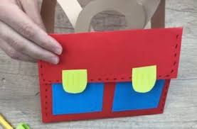 Faire Un Cartable En Papier Facilement Activite Manuelle Rentree Scolaire Activite Manuelle Rentree Maternelle Cartable
