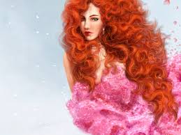 Curly haired girl‏ @_curlyhairgirl_ 22 дек. Curly Hair Paintings