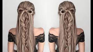 Braiding has been used to style and ornament human and animal hair for thousands of years. Hairbow And Braid Combo Tutorial Diy Youtube
