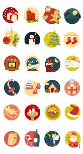 Download Flat Christmas Icons Free Download SVG Cut Files