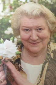 I was down the garden yesterday, and these two lovely ladies came in. Agnes  Mowatt and her granddaughter Erin Louise Ross. Erin had arranged to sponsor  two pink roses for her grandmothers
