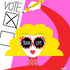19 Ana Jaks Turn Upsquare Book Cover Artwork Political Artwork Vote Poster