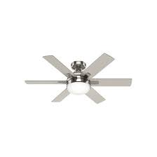 The minimum distance from the ceiling to the bottom of the light is 14.25 inches. Hunter Fan 6 Blade Standard Ceiling Fan With Remote Control And Light Kit Included Reviews Wayfair