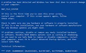 Why it turns up and how to bring your pc back to life. Fix Mup File System Blue Screen Error On Windows Websetnet