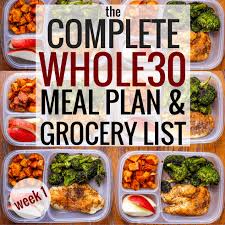 Whether you are a novice or an experienced cook, there is a recipe to su. The Complete Whole30 Meal Planning Guide And Grocery List Week 1 Ally S Cooking
