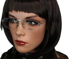 The Amy Damen-Sonnenbrille CRISTAL SILBER D071 GLASANT VINTAGE : Amazon.de:  Fashion