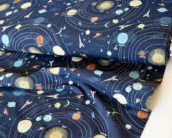 Tag #dearstella so we can see what you make! Jersey Knit Cotton Fabric Supernova In Knit Navy Knit Space Print Knit Leggings Fabric Apparel Fabric Dear St Dear Stella Fabric Knit Jersey Knit Cotton
