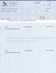 Free business check printing template. Ezcheckprinting Business Sample Checks